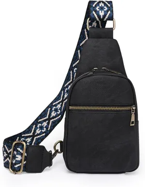 Small Sling Bag for Women Men Cross Body Bag Trendy Fanny Packs Chest Bag Crossbody Purse for Travel