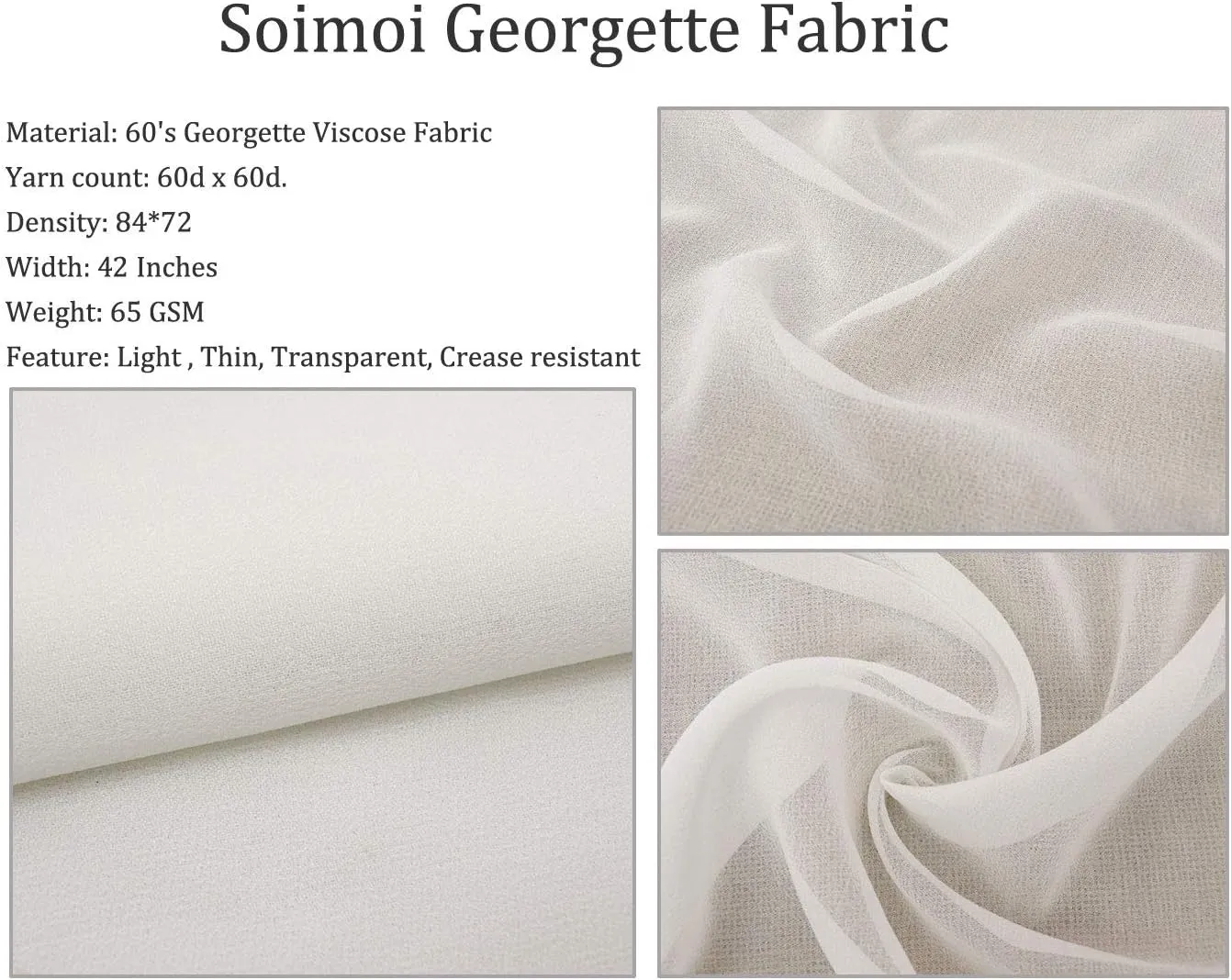 Soimoi Georgette Viscose Green Fabric - by The Yard - 42 Inch Wide - Women, Camera & Handbag Fashion Textile - Chic and Trendy Patterns for Fashionable Projects Printed Fabric