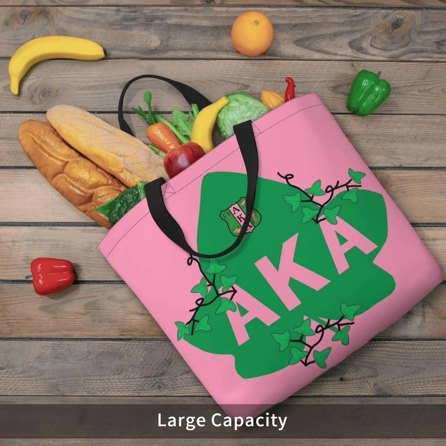 Sorority Gifts Canvas Tote Bag Reusable Shopping Tote for Women Travel Work Beach Bag Grocery Bags