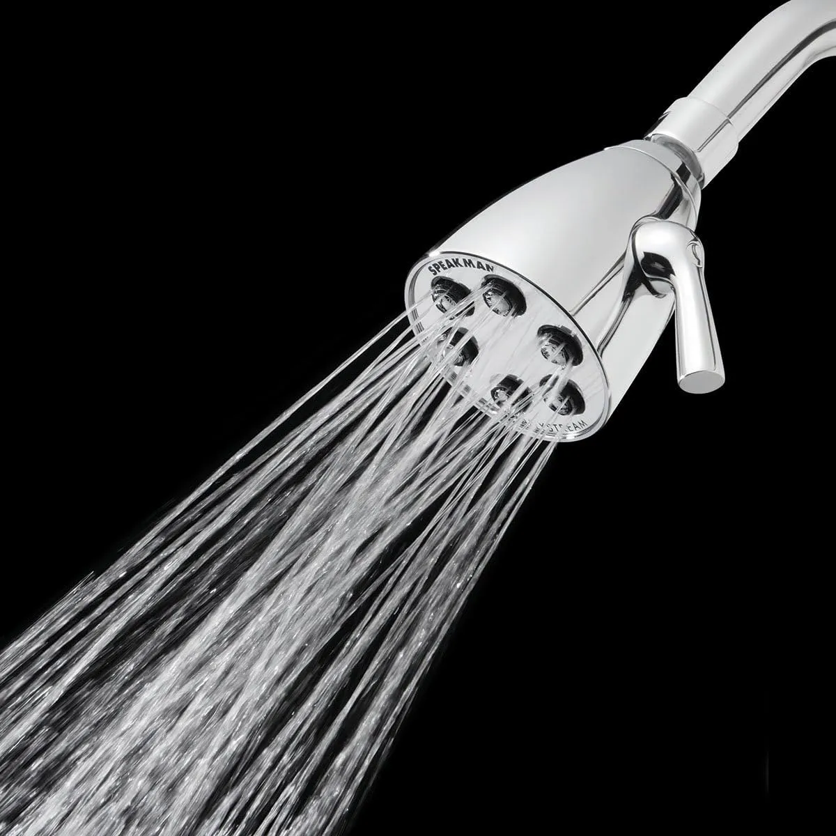 Speakman S-2252 Signature Icon Anystream Adjustable High Pressure Shower Head-2.5 GPM Solid Brass Replacement Bathroom Showerhead, Polished Chrome Finish