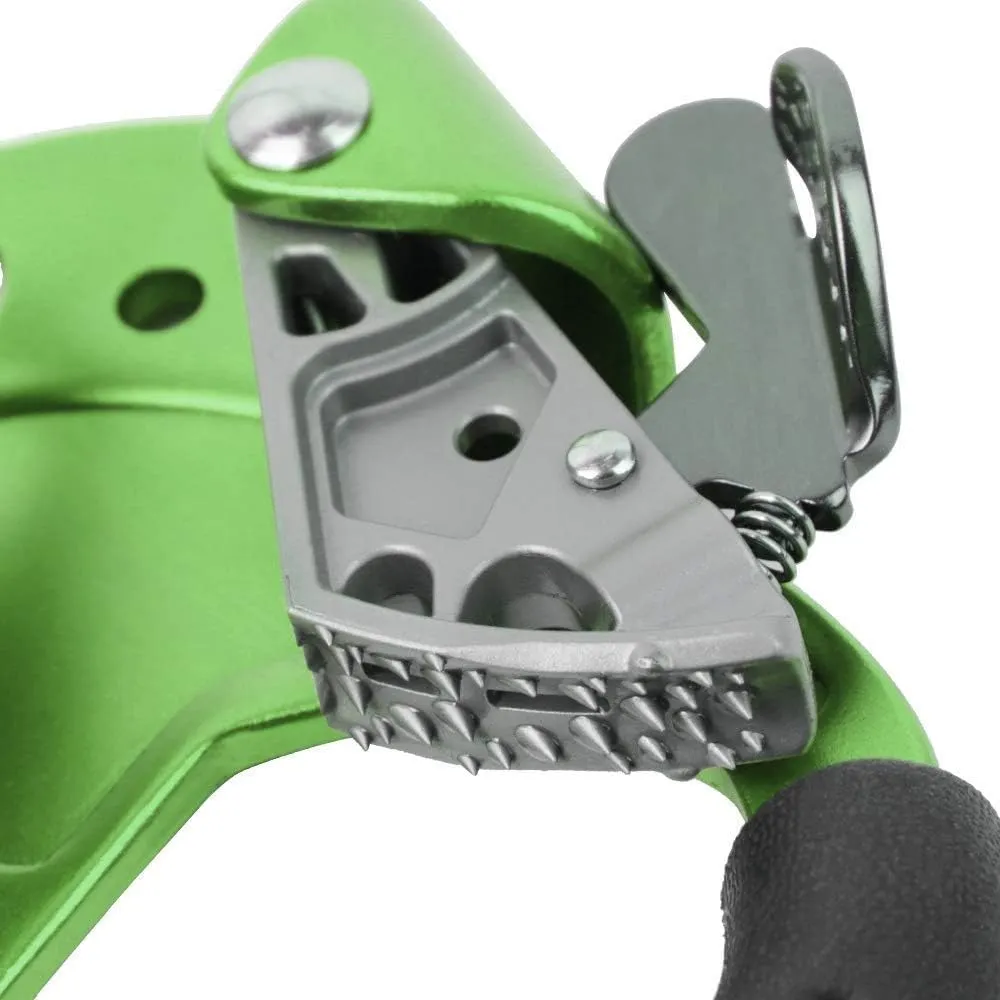 SRT Climbing Hand Ascender Aviation Light Alloy Mountaineering Rock Ergonomic Rappelling Gear Equipment Left Handled Ascender Arborist Tree Climber Rigging
