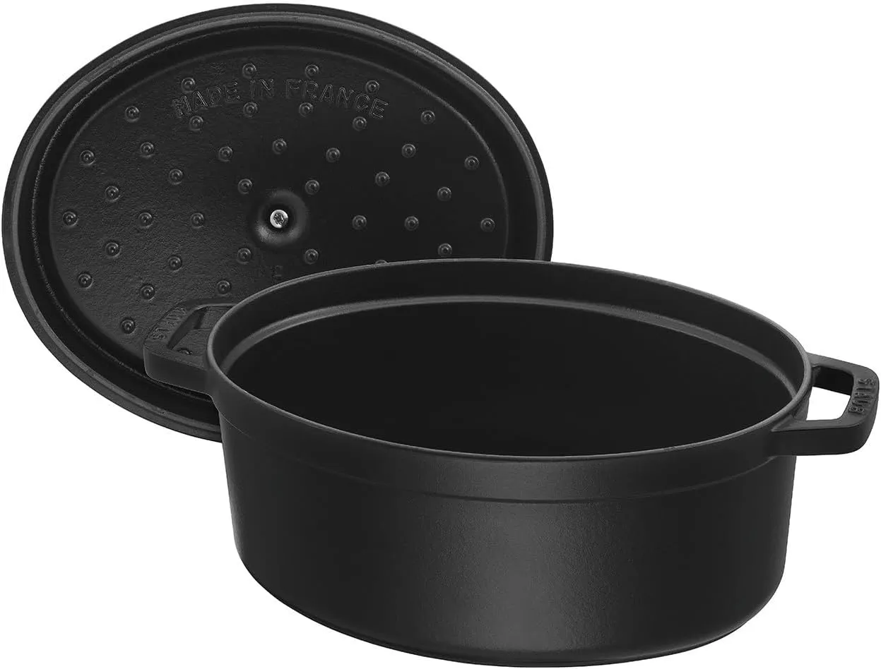 ストウブ(Staub) Cocotte Two-Handled Pot, 27cm, 01 Black