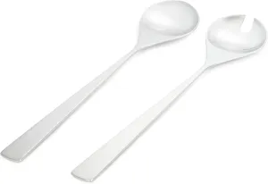 Stelton 18902 Maya Salad and Cutlery Serving Set, Stainless Steel