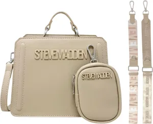 Steve Madden Women's Special Edition Evelyn Bag Gift Set (Timeless Taupe)