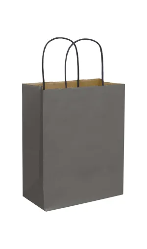 Storm Grey Paper Shopping Bags