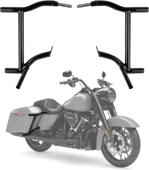 Street Glide Saddlebag Guards - Electra Glide Saddle Bags Guards for Road Glide Rear Crash Bars for Motorcycle Saddlebag Guard for Road King Saddle Bag Guards Crash Bars Touring 2009-2024