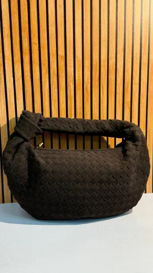 Suede Luxe Top Handle Bag – Stylish PU Suede Handbag