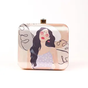 Sugarcrush Modern girl  Printed Clutch