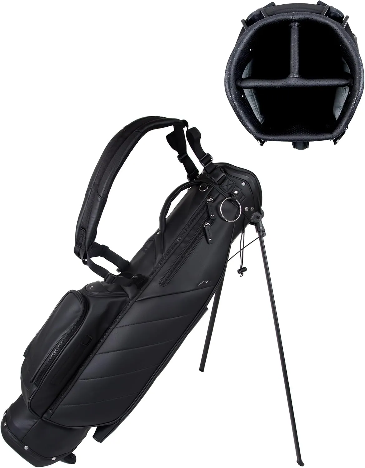 Sun Mountain 2025 Matchplay Swift Bag - Durable Golf Stand Bag with a Three-Way Top and Quick Release Single Strap Handle for Convenience - Six Pockets for Storage