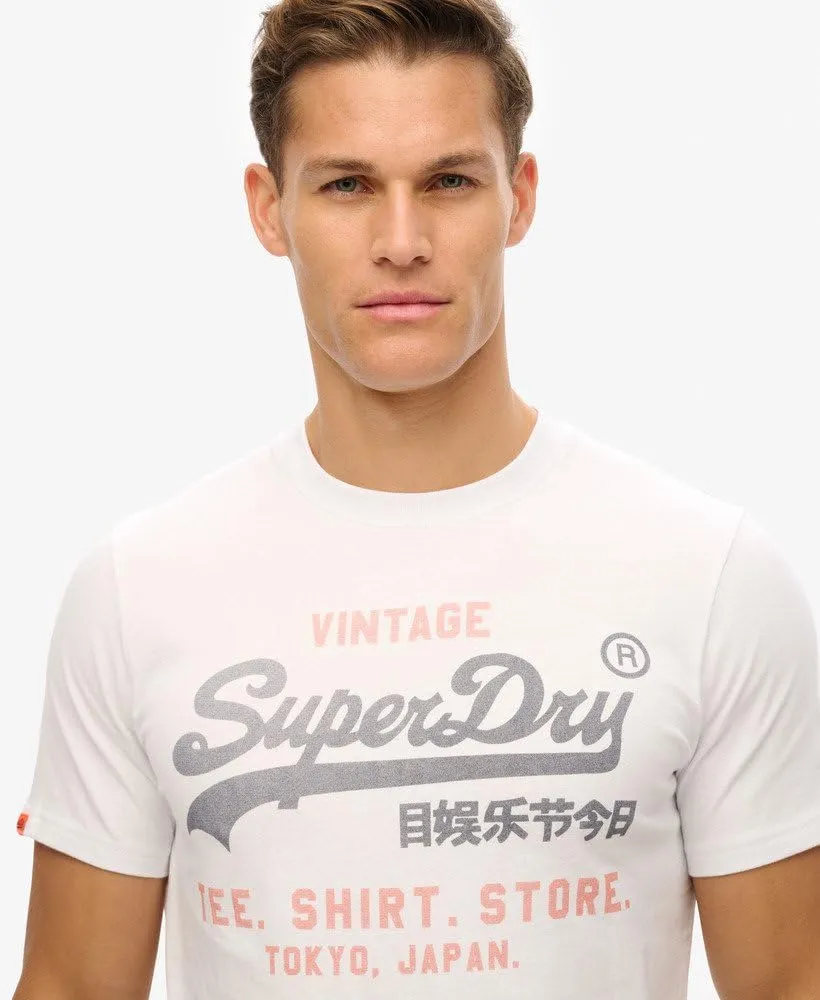 Superdry Men's Vintage Logo Heritage Relaxed T-Shirt, Optic