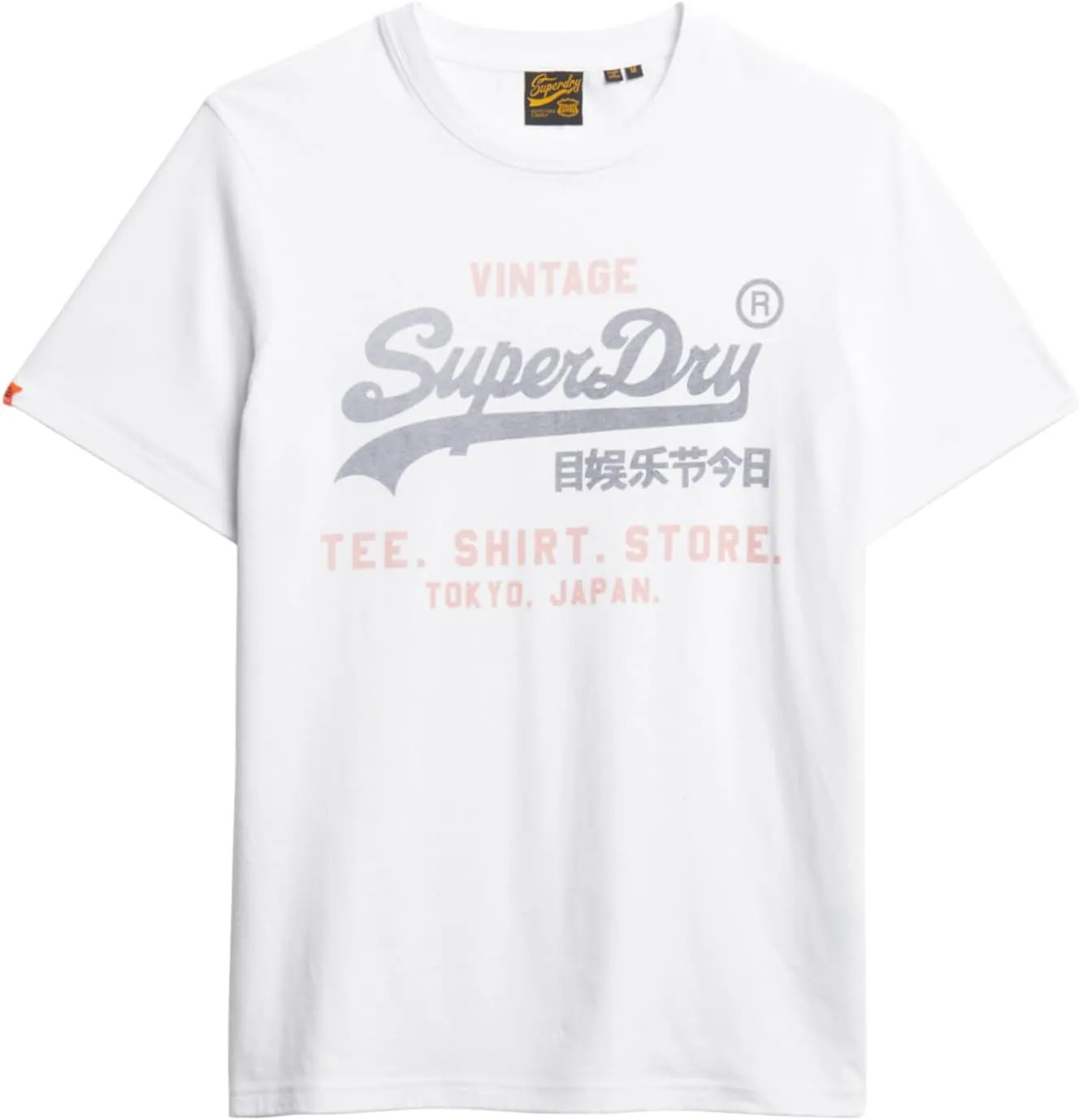Superdry Men's Vintage Logo Heritage Relaxed T-Shirt, Optic
