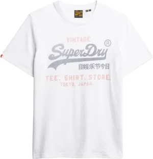 Superdry Men's Vintage Logo Heritage Relaxed T-Shirt, Optic