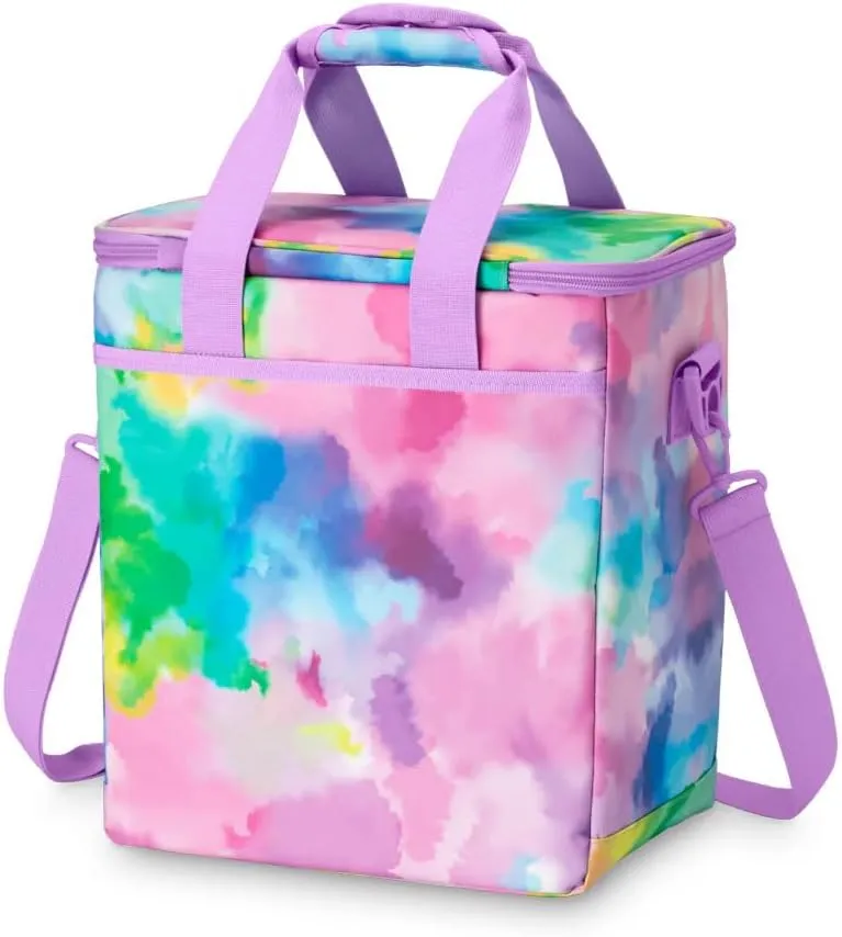 Swig Life Triple Insulated Cooler Bag with Zipper, Large Travel Cooler Bag Holds 16-24 Cans, or 6 Wine Bottles, Insulated