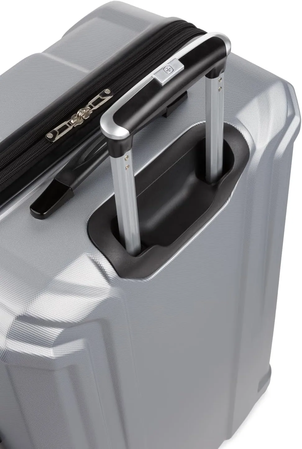 SwissGear 3750 Hardside Expandable Luggage with Spinner Wheels, Silver, 3-Piece Set (20/24/27)