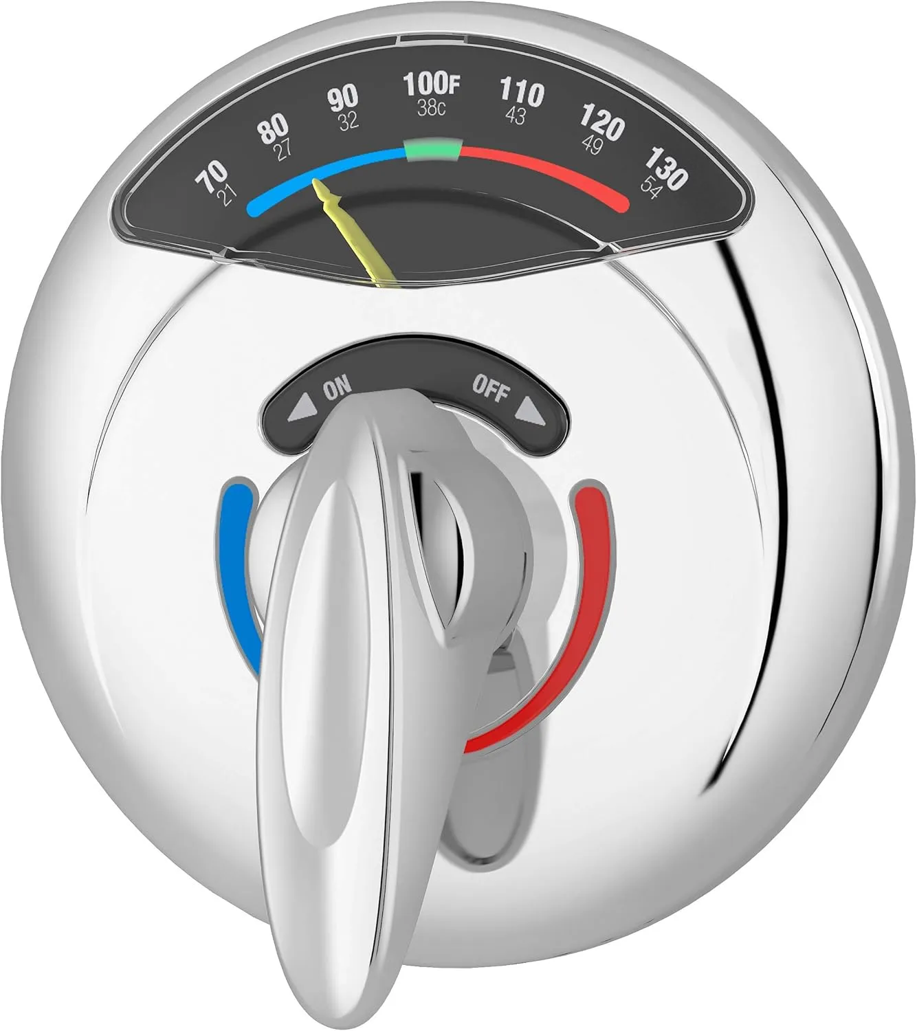 Symmons 4-500VT-TRM Visu-Temp Shower Valve Trim in Polished Chrome (Valve Not Included)