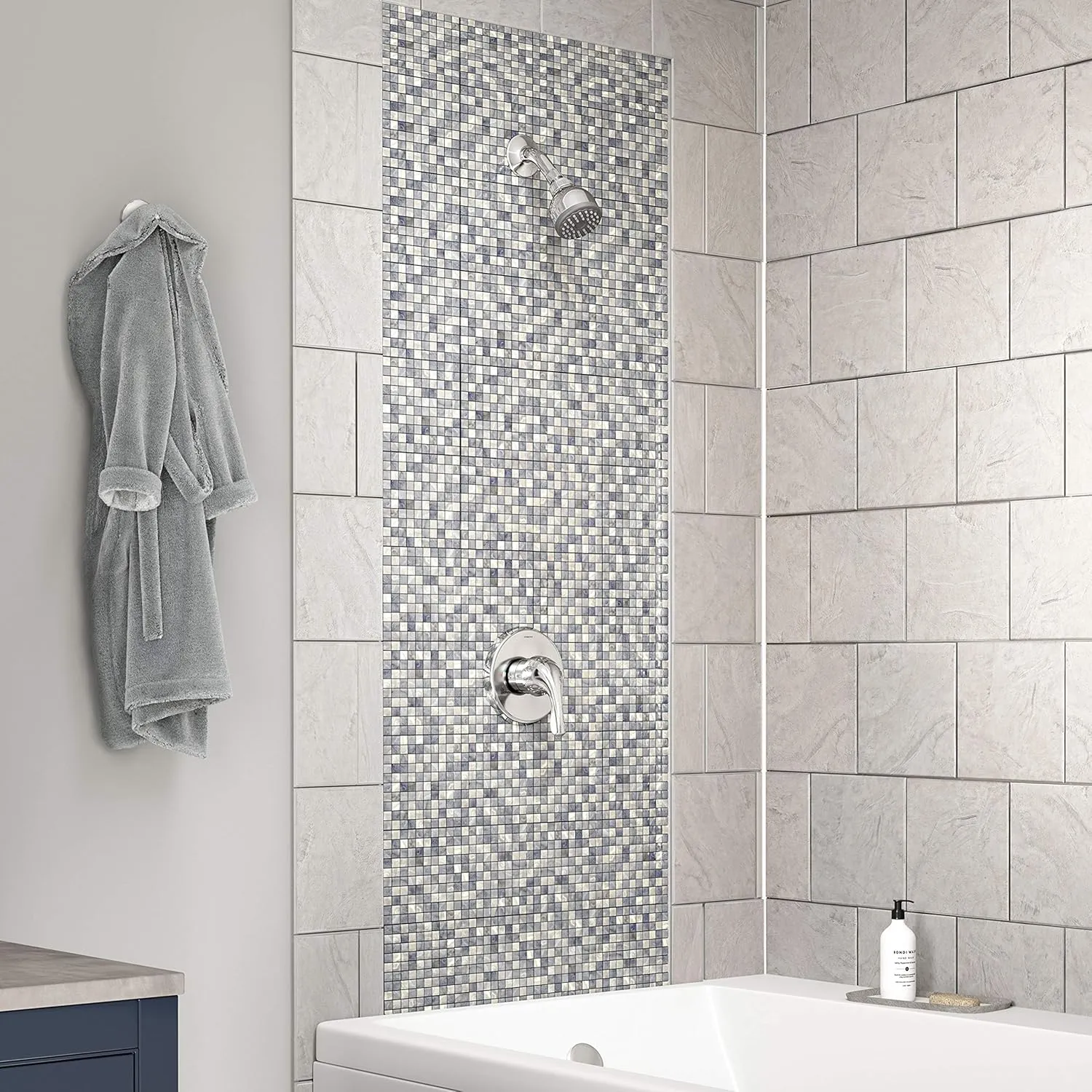 Symmons 9601-PLR-1.5-TRM Origins Single Handle 1-Spray Shower Trim in Polished Chrome - 1.5 GPM (Valve Not Included)