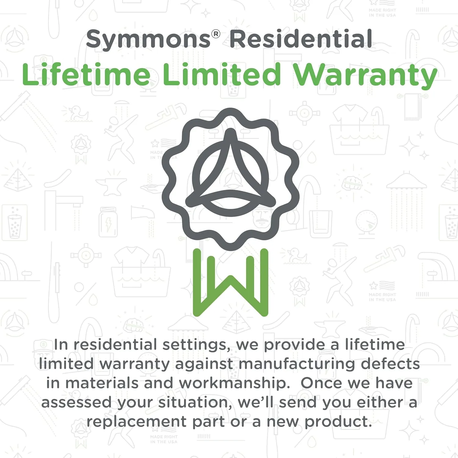 Symmons Identity Widespread Two-Handle Bathroom Faucet with Push Pop Drain (1.0 GPM), Polished Chrome