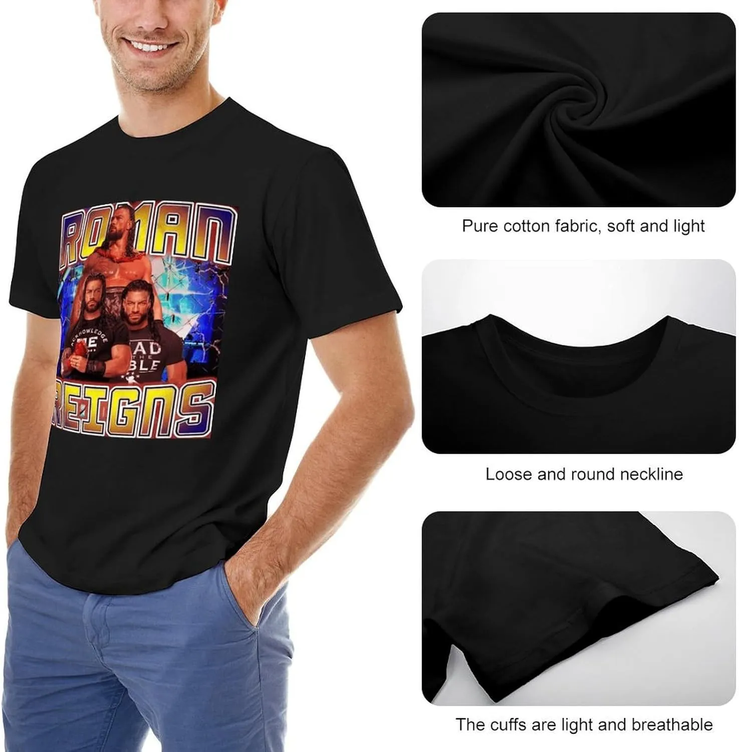 T Shirt Men Woman Summer Crew Neck Top Casual Short Sleeve Stylish Graphic Tee Classic Shirts