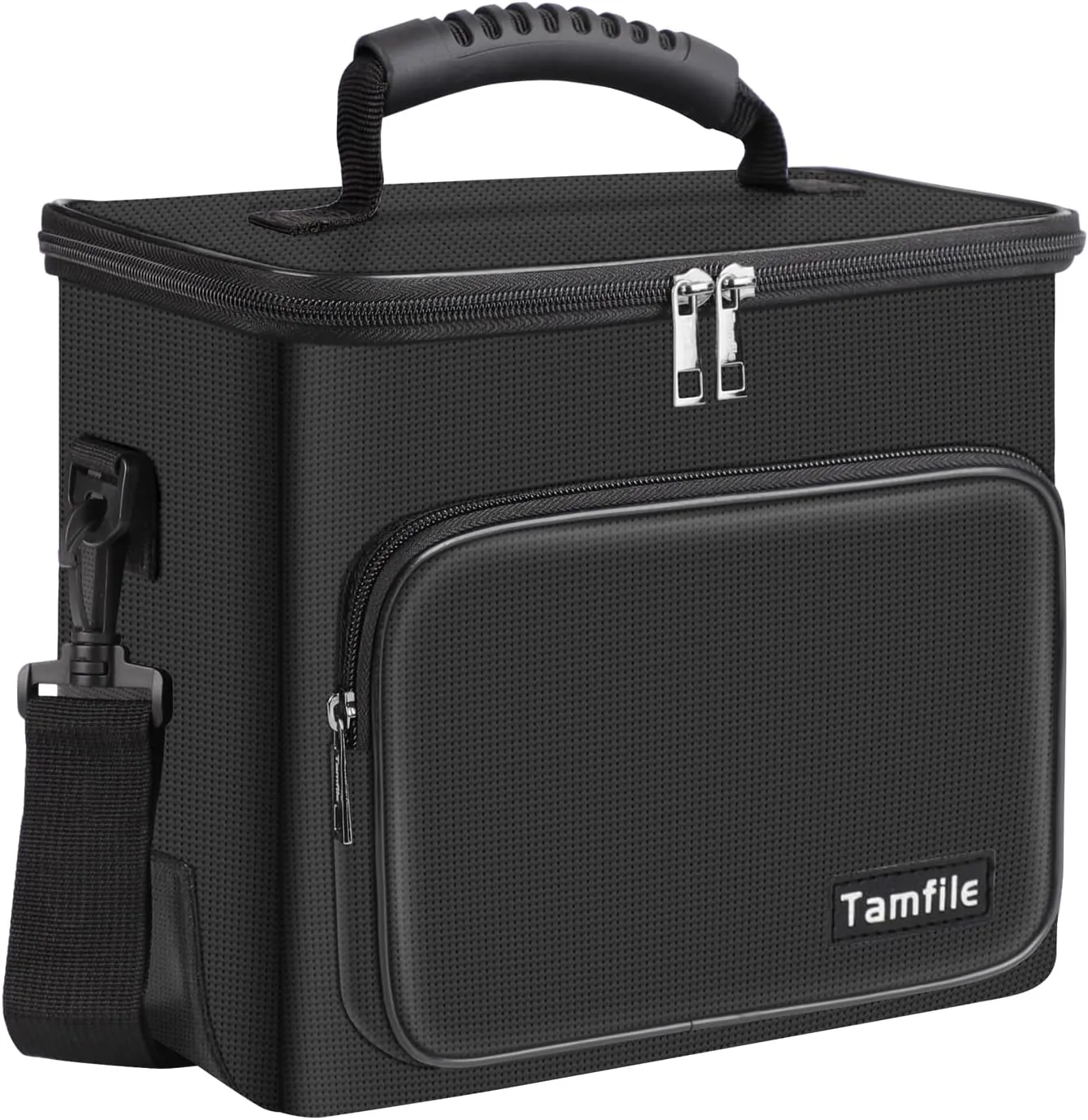 Tamfile Fireproof Lipo Battery Bag - 4200F Heat Insulated With Pockets and Shoulder Strap for Safe Storage, Transport and Charging