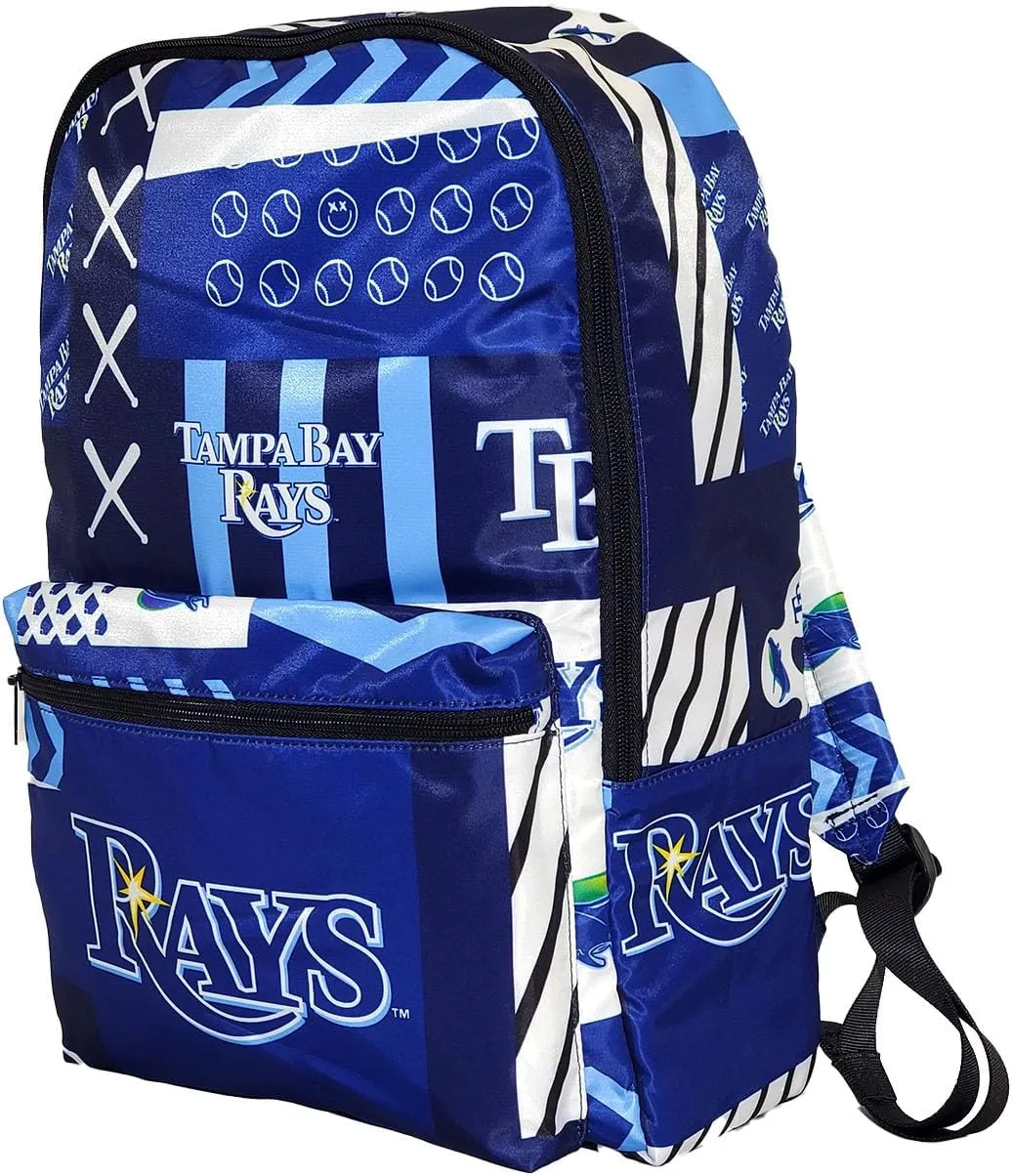 Tampa Bay Rays Full Size Backpack, Licensed Gift Merch for Rays Fans TM1883 (Street Series Adult Bags) Adult Street Series Crossbody Bag: Water resistant Tampa Bay Merchandise for Women