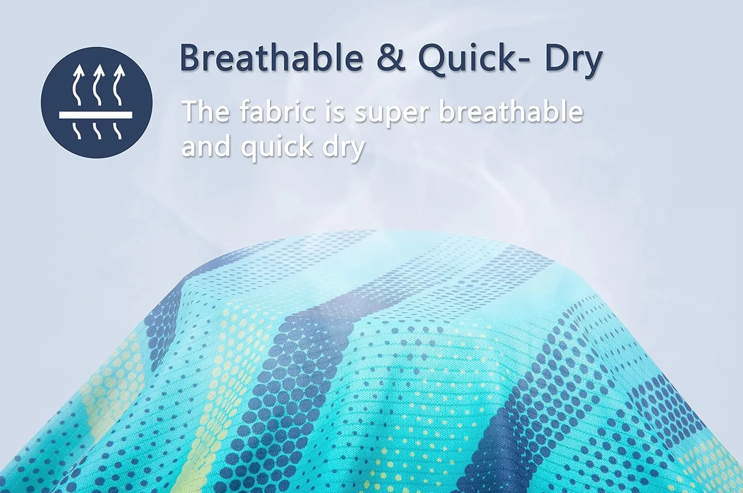 TAPULCO Mens Quick Dry Quarter Zip Performance Modern Printed Casual Sports T-Shirts Athletic Pullover Outdoor Hiking Tee
