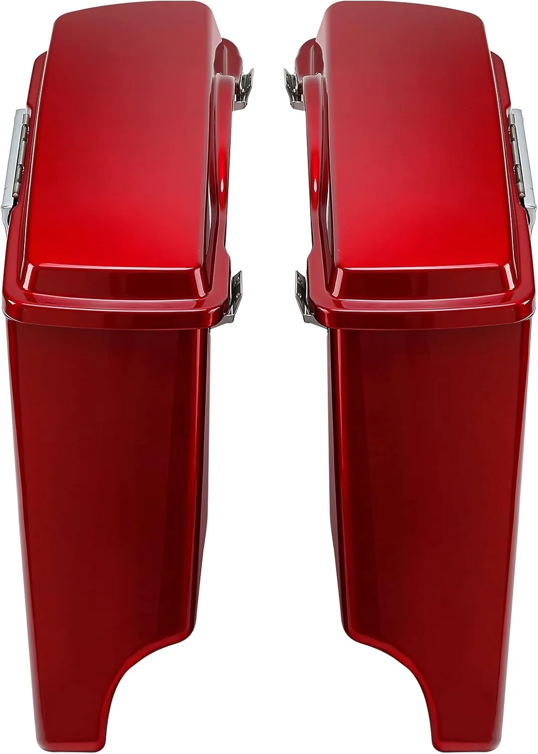 TCMT 5" Extended Hard Saddle Bags W/Lids Fit For Harley Touring Models CVO Road Glide Road King Street Glide Electra Glide Ultra Classic 1994-2013