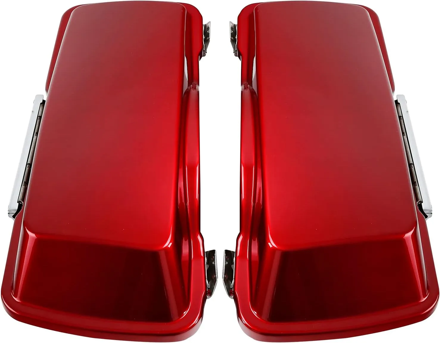 TCMT 5" Extended Hard Saddle Bags W/Lids Fit For Harley Touring Models CVO Road Glide Road King Street Glide Electra Glide Ultra Classic 1994-2013