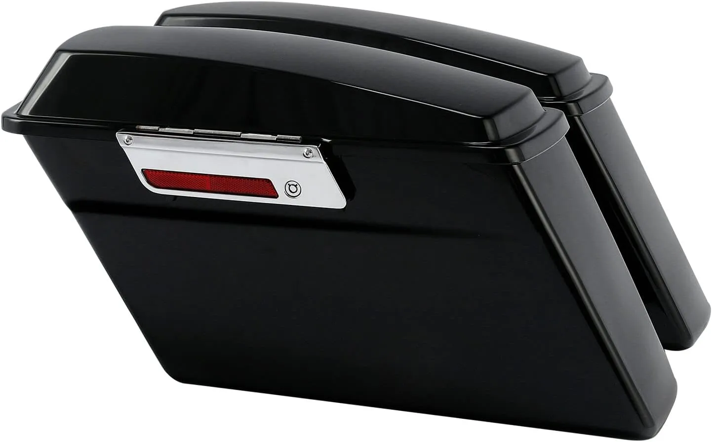 TCMT Hard Saddle bags Saddlebag Trunk Fits For Harley Touring Road King Road Street Glide Ultra Classic FLHT FLHR FLHX 1994-2013