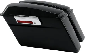 TCMT Hard Saddle bags Saddlebag Trunk Fits For Harley Touring Road King Road Street Glide Ultra Classic FLHT FLHR FLHX 1994-2013