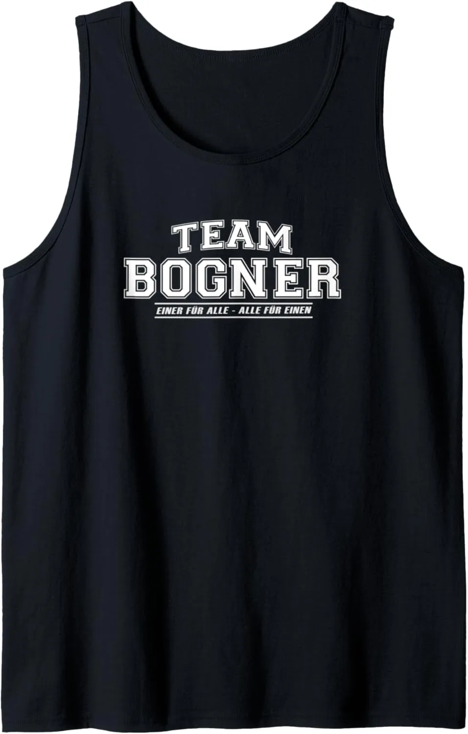 Team Bogner | proud family - surname Tank Top