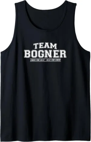 Team Bogner | proud family - surname Tank Top