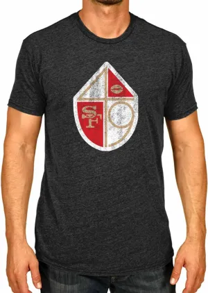 Team Fan Apparel NFL Modern Throwback T-Shirt - Cotton & Polyester Short Sleeve Adult Sports Tee