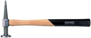 Teng Tools Round Crown Face & Round Point Pick Head Body Working Hammer - HMBH02, Silver