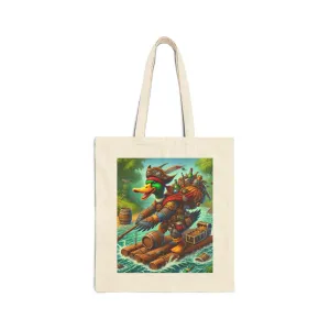 The Daring Drake Cotton Canvas Tote Bag