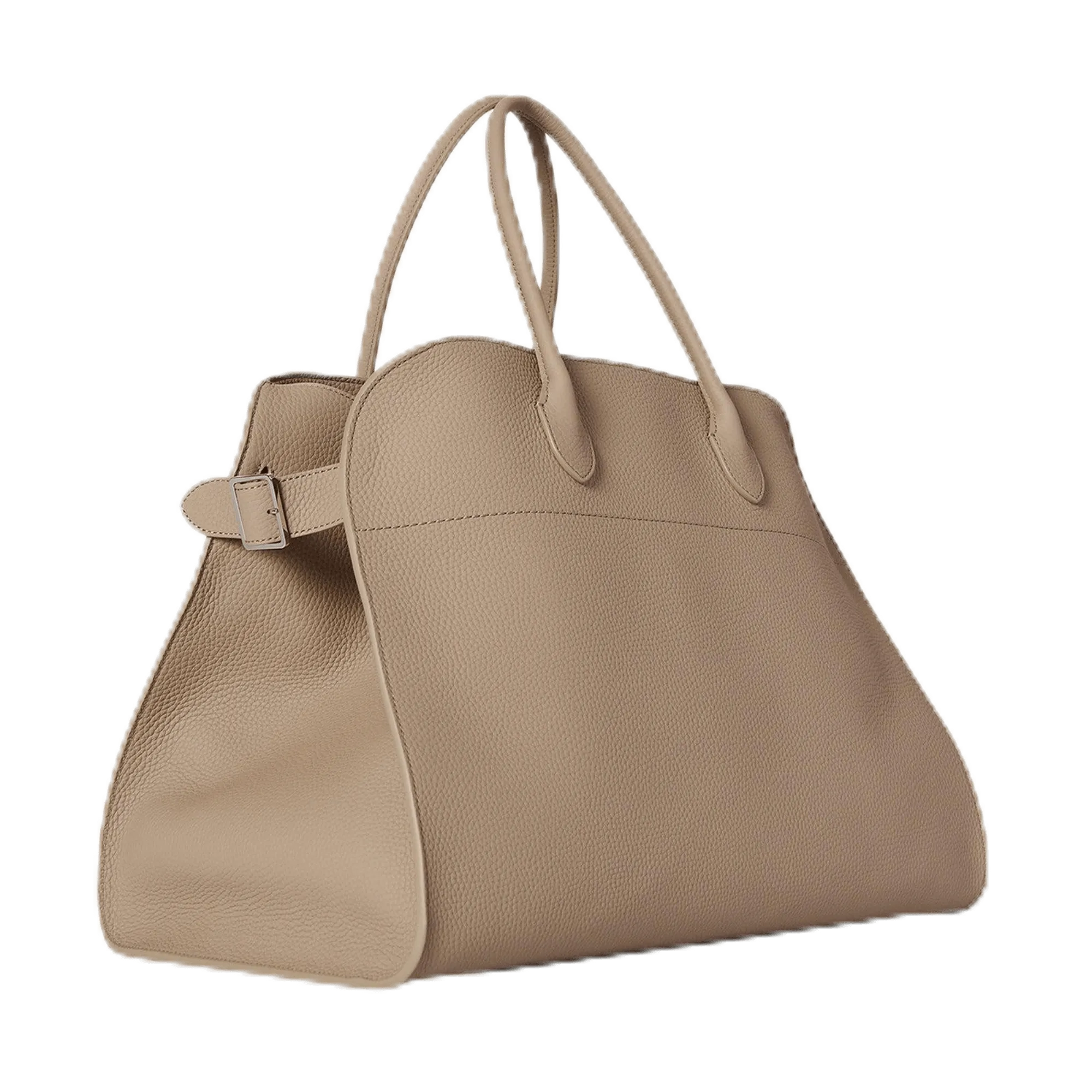 The Row Soft Margaux 17 Bag in Leather