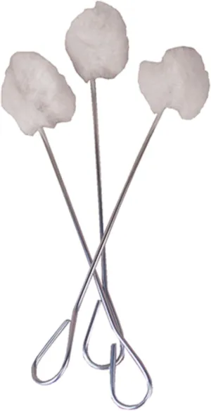 Tipton Shooters Swabs with Wire Handle and Polyester Fiber Swab for Firearm Cleaning, Maintenance and Preservation