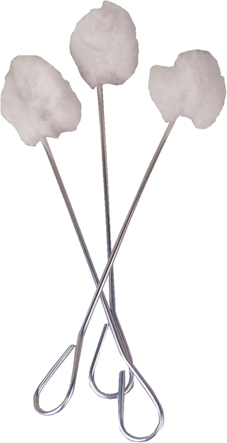 Tipton Shooters Swabs with Wire Handle and Polyester Fiber Swab for Firearm Cleaning, Maintenance and Preservation