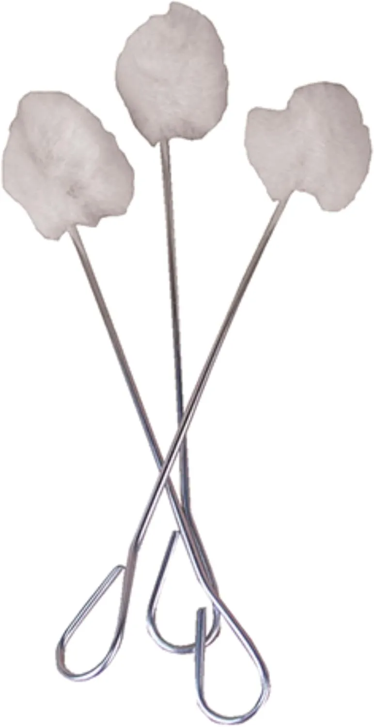 Tipton Shooters Swabs with Wire Handle and Polyester Fiber Swab for Firearm Cleaning, Maintenance and Preservation