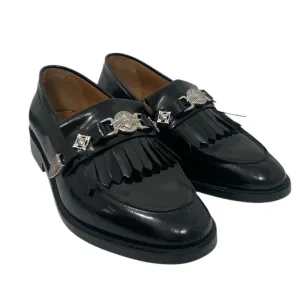 TOGA VIRILIS TOGA ARCHIVES/Loafers/EU 41/Leather/BLK/FRINGE LOAFERS