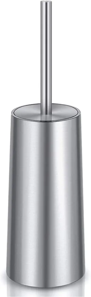 Toilet Brush and Holder, Toilet Brush 304 Stainless Steel, Toilet Bowl Brush for Bathroom Toilet-Ergonomic, Elegant,Durable
