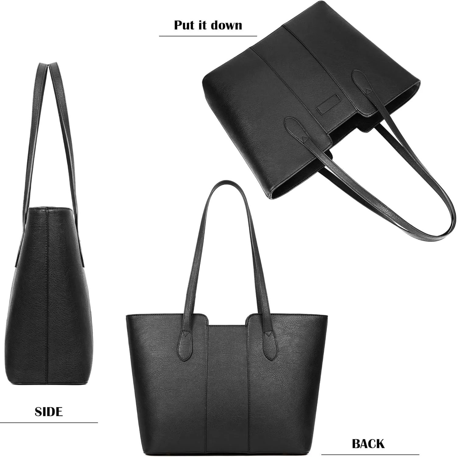 ToLFE Tote Bags for Women Purses and Handbags Top Handle Satchel PU Leather Shoulder Hobo Bags