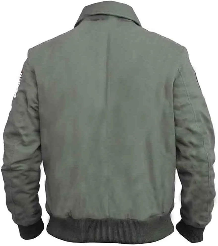 Tom Cruise Bomber Jacket | Tom Cruise Flight Jacket | Tom Cruise Top Maverick Flight Bomber Jacket