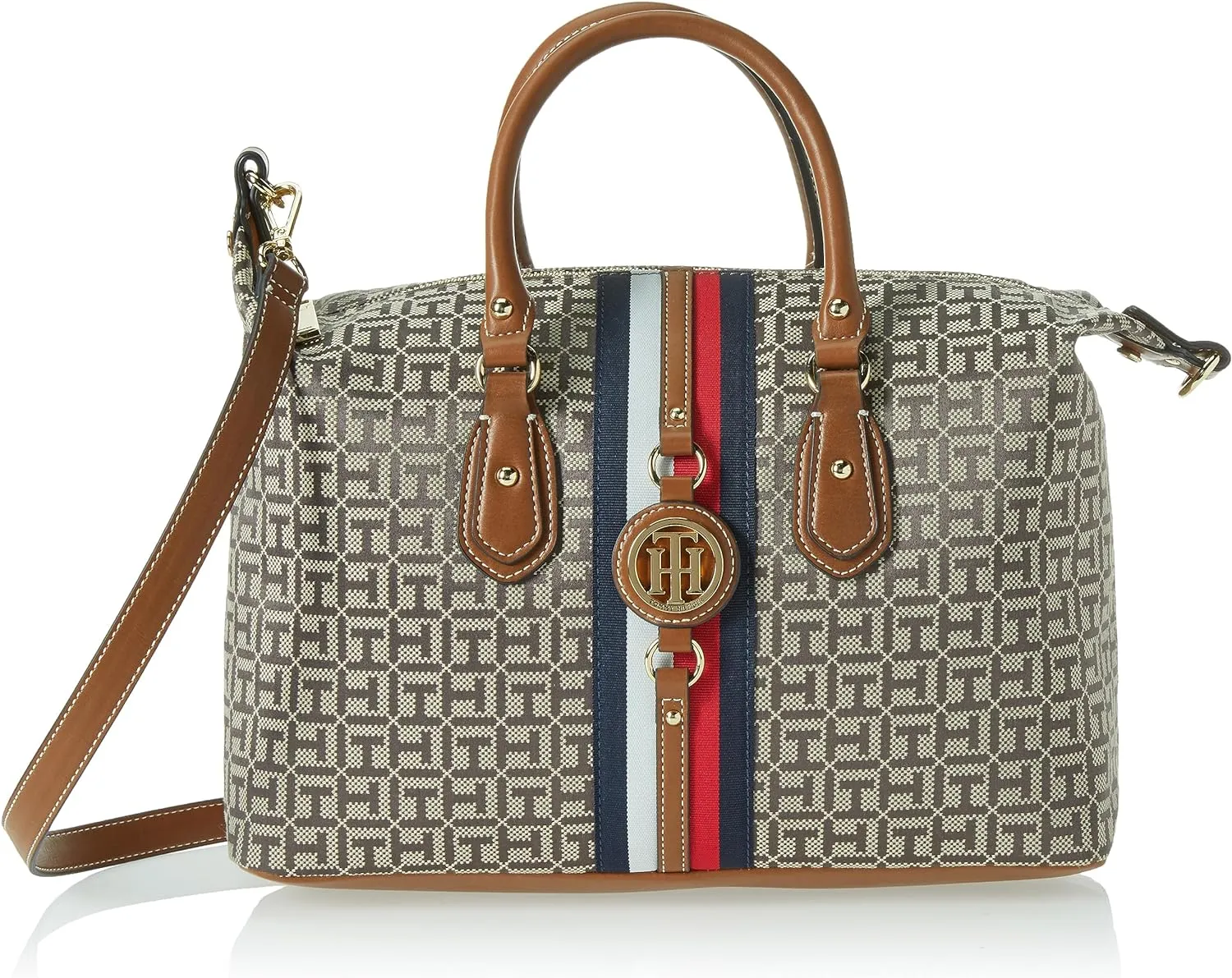 Tommy Hilfiger Women's Jaden Satchel Crossbody Bag