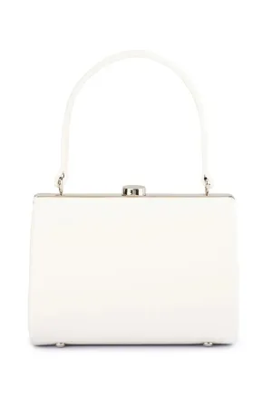 Tonia Top Handle Bag - White