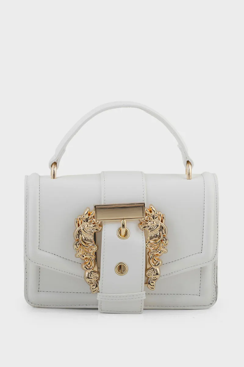 Top handle Hand Bags B15184-White