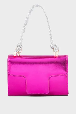 Top Handle Hand Bags BH0036-Fuchsia