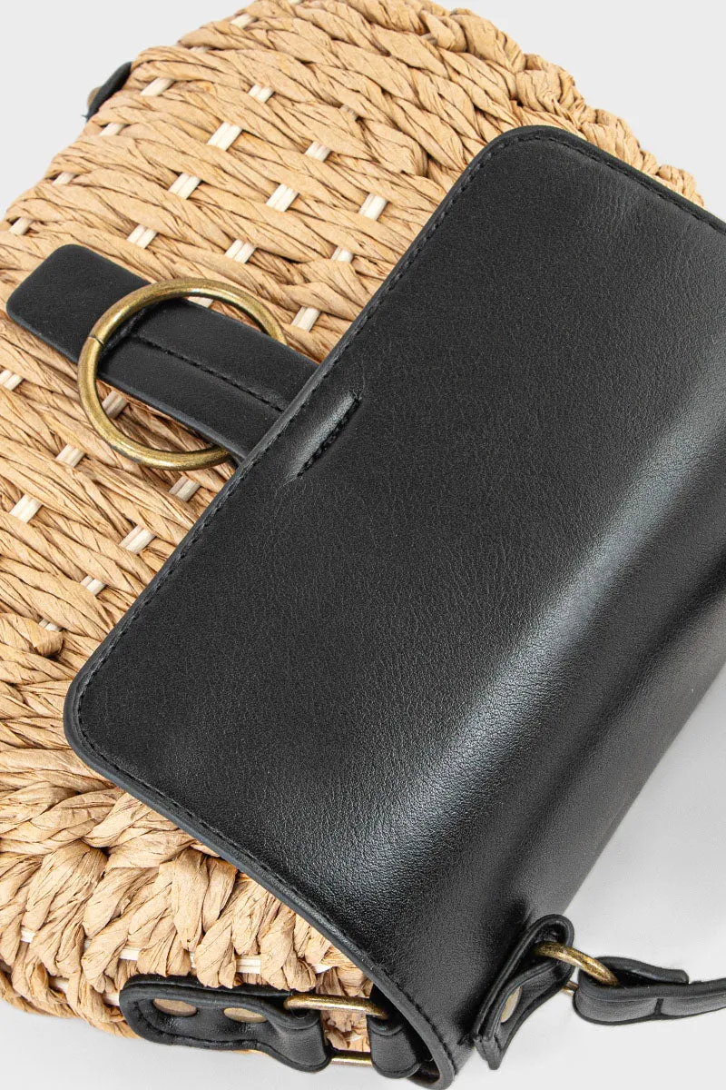 Top Handle Hand Bags BH0080-Black
