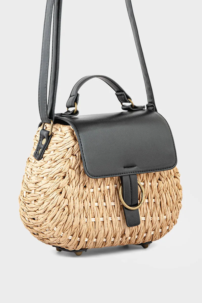 Top Handle Hand Bags BH0080-Black