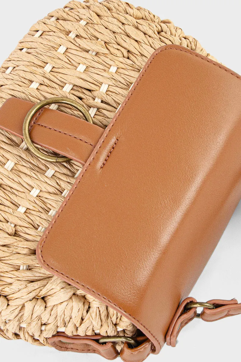 Top Handle Hand Bags BH0080-Tan