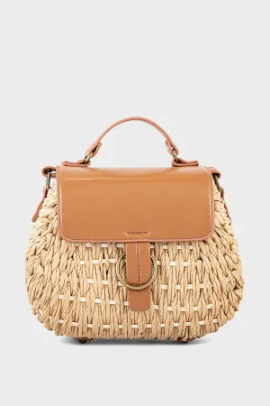 Top Handle Hand Bags BH0080-Tan